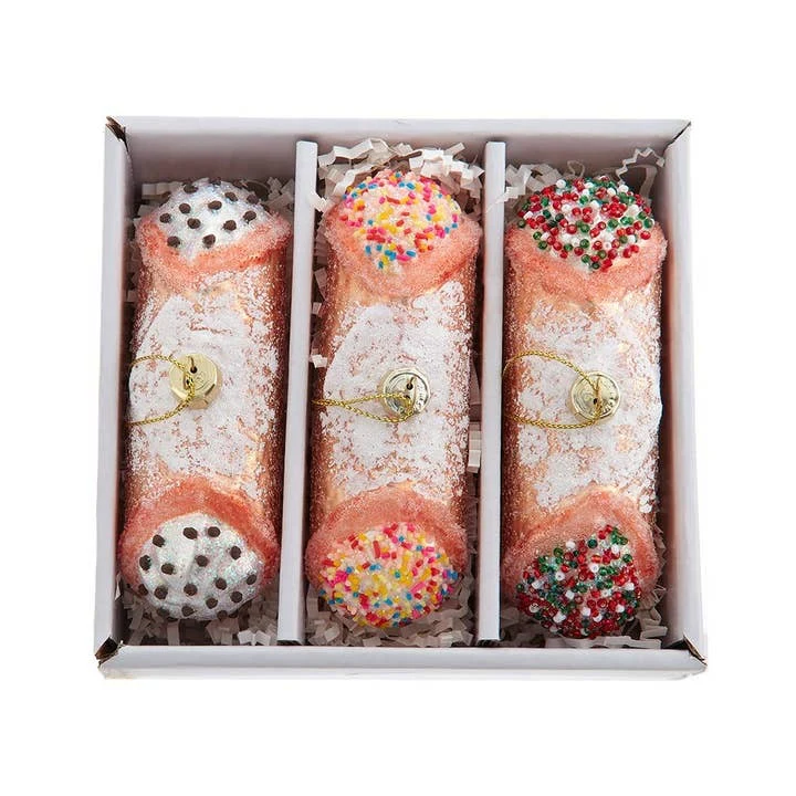 Cannoli Ornament Set