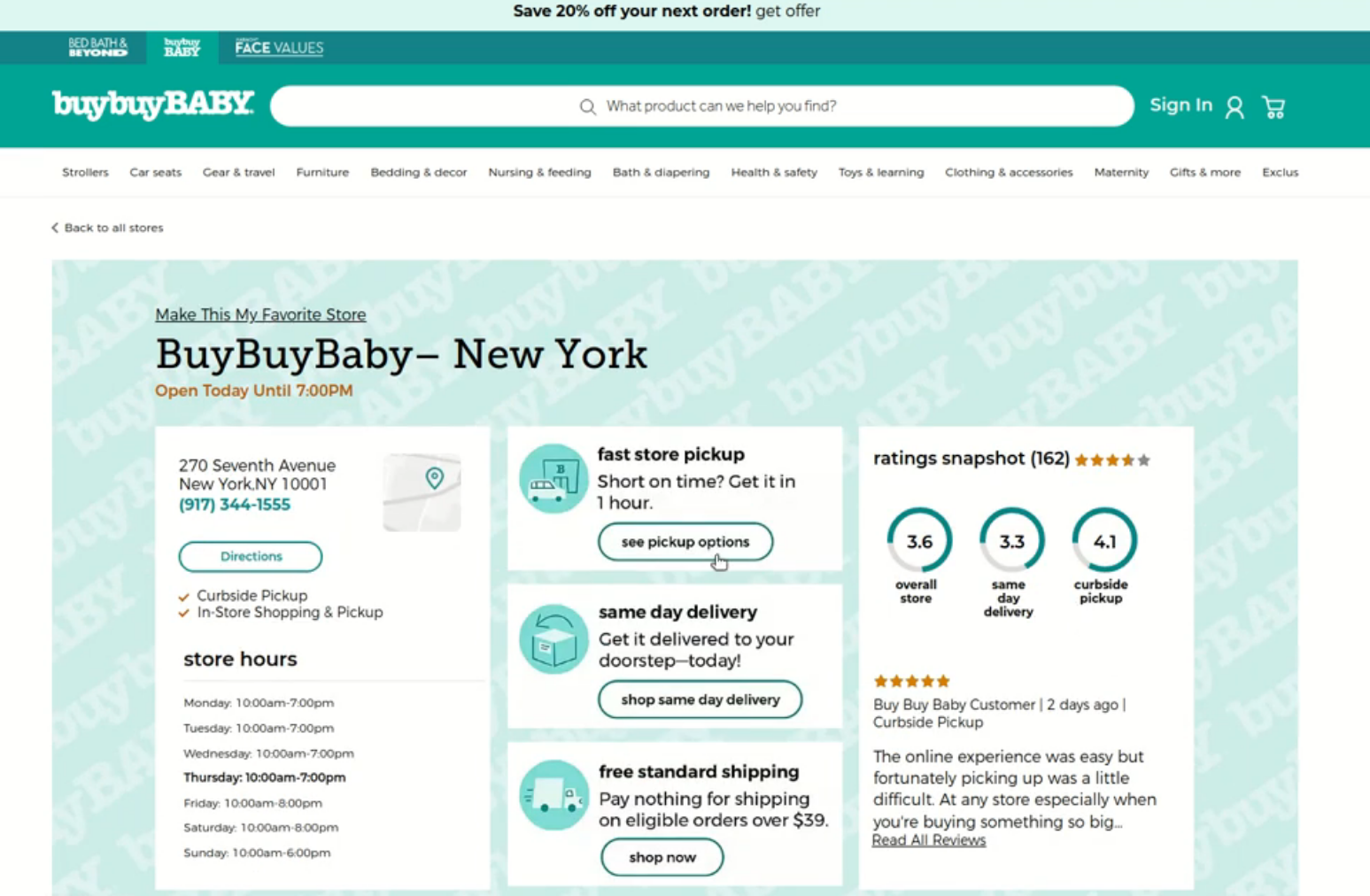 Get Your Buybuy BABY Order with Same-Day Delivery from Getcho